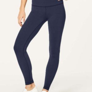 Lululemon Navy Wunder Under  Tight